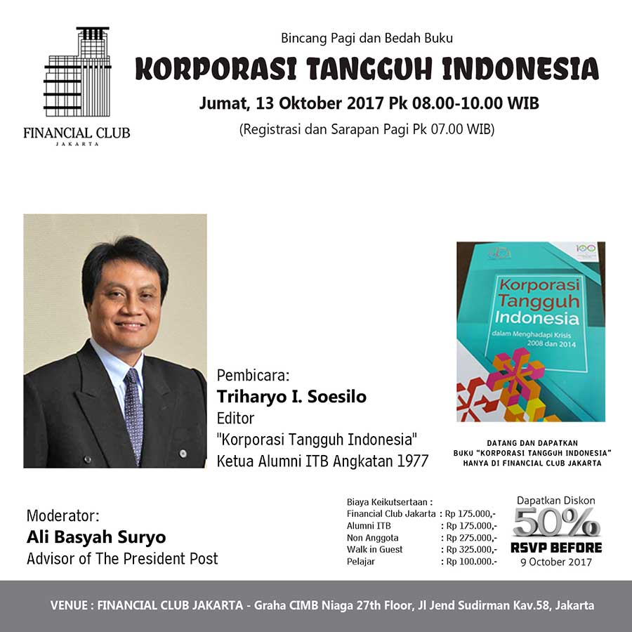 Bincang Pagi & Bedah Buku "Korporasi Tangguh Indonesia"